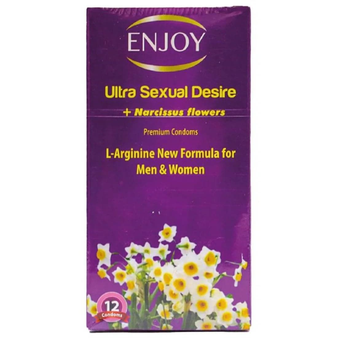 Enjoy Narcissus Flowers and Premium Condoms 12-Piece