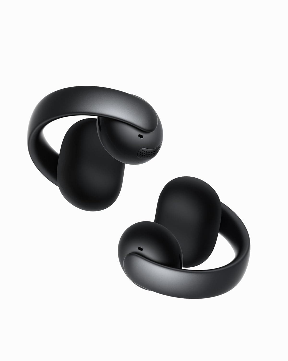 【soundcore AeroClip by Anker】, Open-Ear Earbuds, Clip-On Headphones, Adaptive Comfort, Clear Calls with 4 Mics and Al, Stable Fit, 12mm Drivers for Powerful Bass, Hi-Res, Open-Ring Design