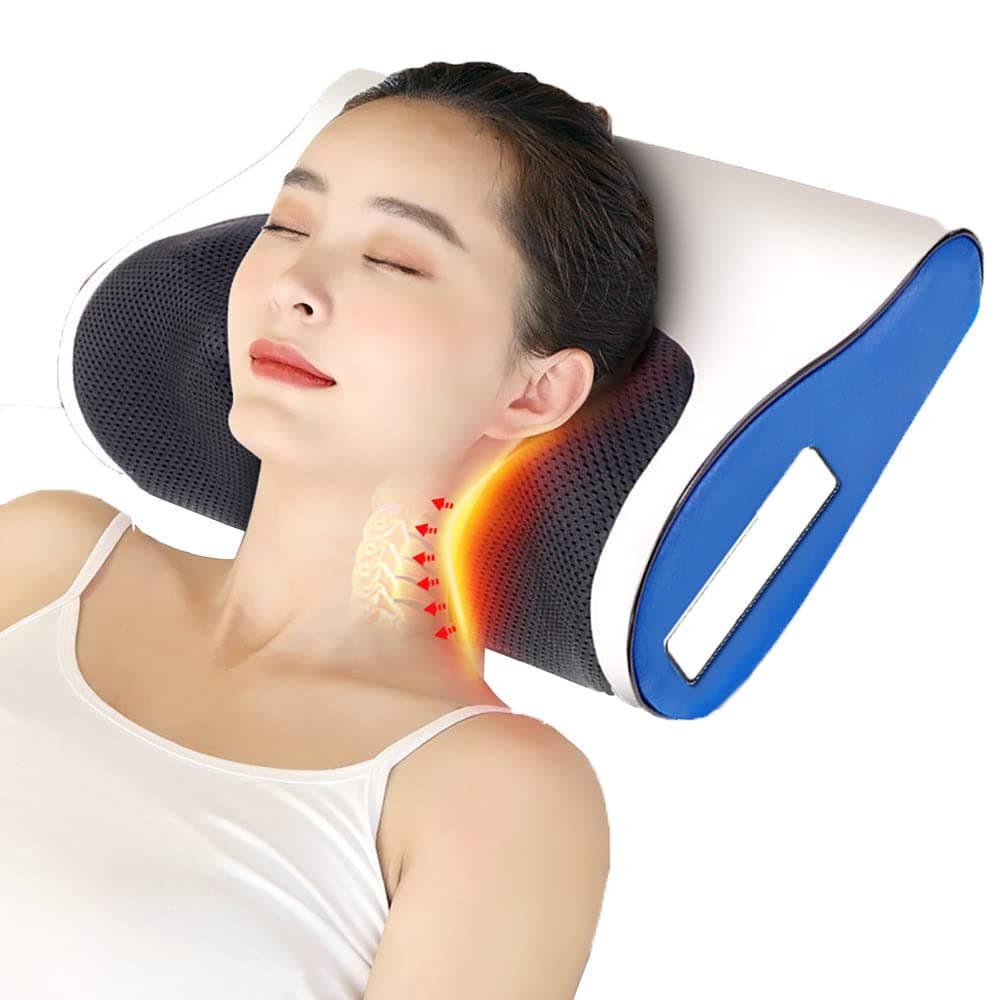 Infrared Heating Electric Massage Pillow Neck Shoulder Back Head Body Musle Multi Relaxation Massager Shiatsu Relief Pain Device