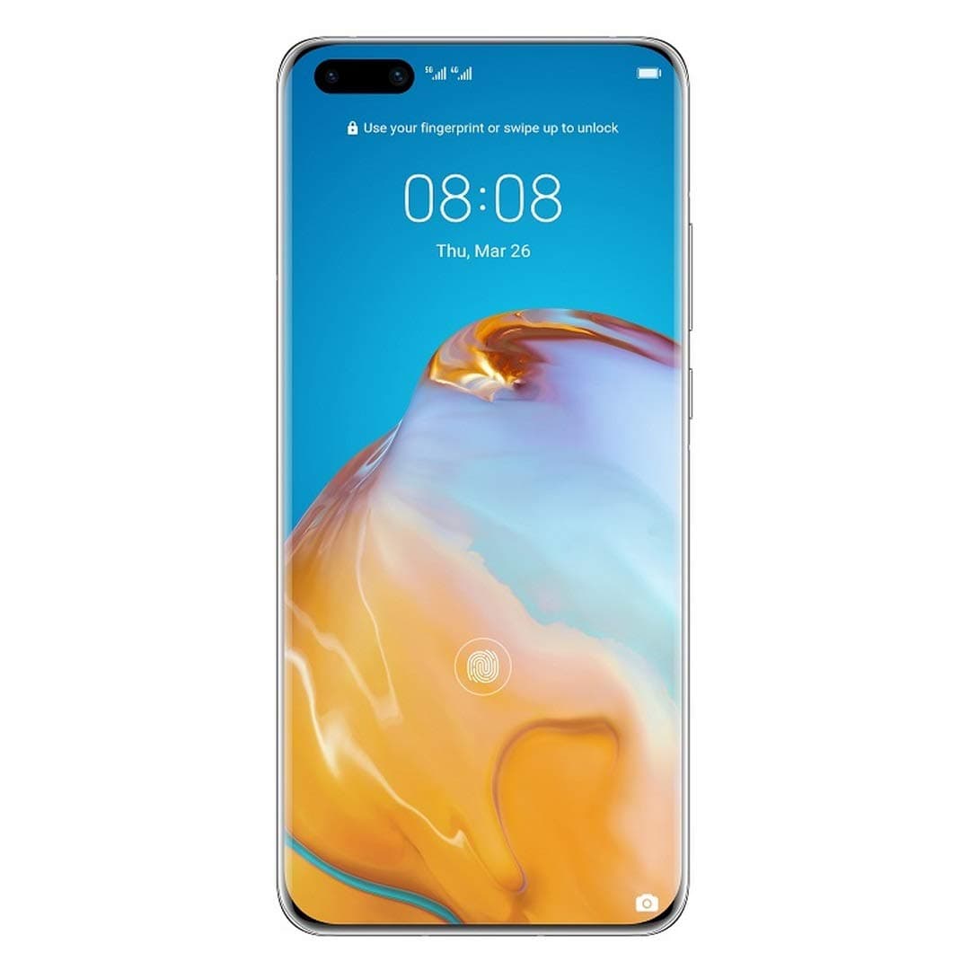 Huawei P40 Pro Single SIM and E-SIM - 256GB, 8GB RAM, 5G - Silver Frost