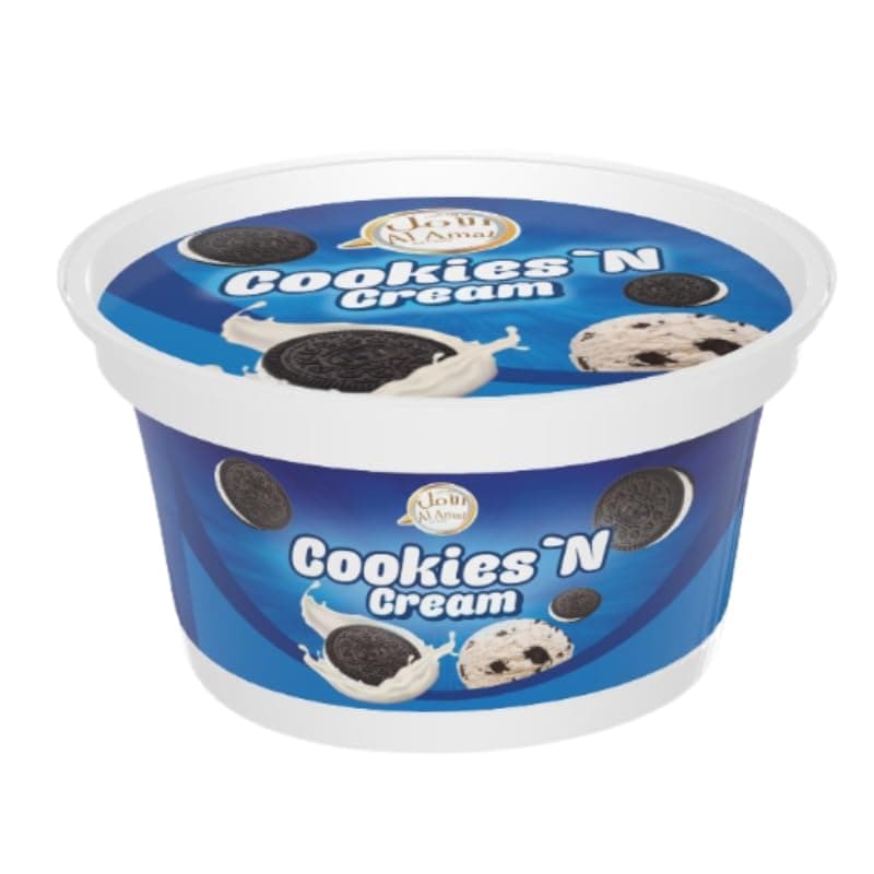 Al Amal Cup Cookies N Cream, 100 ml