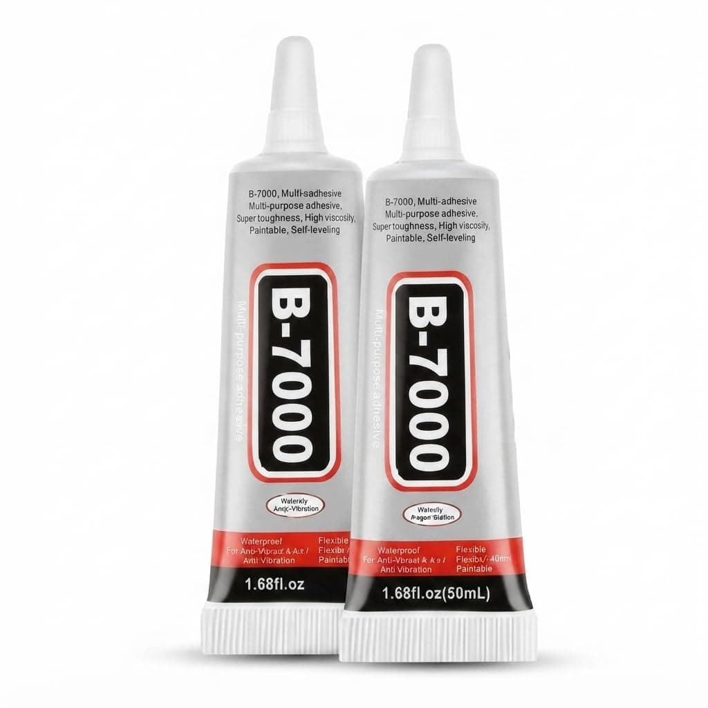 Nexora Yai B-7000 Super Glue (Pack of 2, 50ml) – Heavy Duty Clear Adhesive for Jewelry, Rhinestones, Crafts, and DIY Projects. Fast Dry Instant Glue for Industrial Repairs