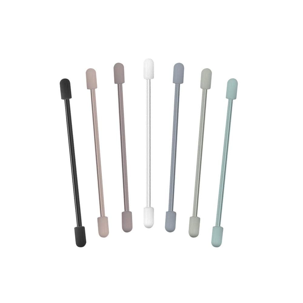 DailyObjects Wrap-Lock Strip Cable Bind | Silicone Multipurpose Organiser Binder for Bundling Cable and Earphones to Organise Home, Desks, Offices, Cars, Cubicles While Work Or Travel | Set of 4