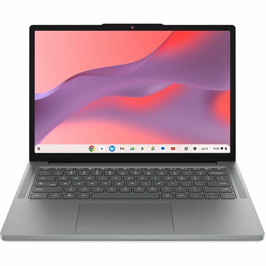 Lenovo Chromebook 14M8911 83SY0004US 14" Touchscreen Chromebook - WUXGA - MediaTek - 4 GB - 64 GB Flash Memory - English (US) Keyboard - Luna Gray