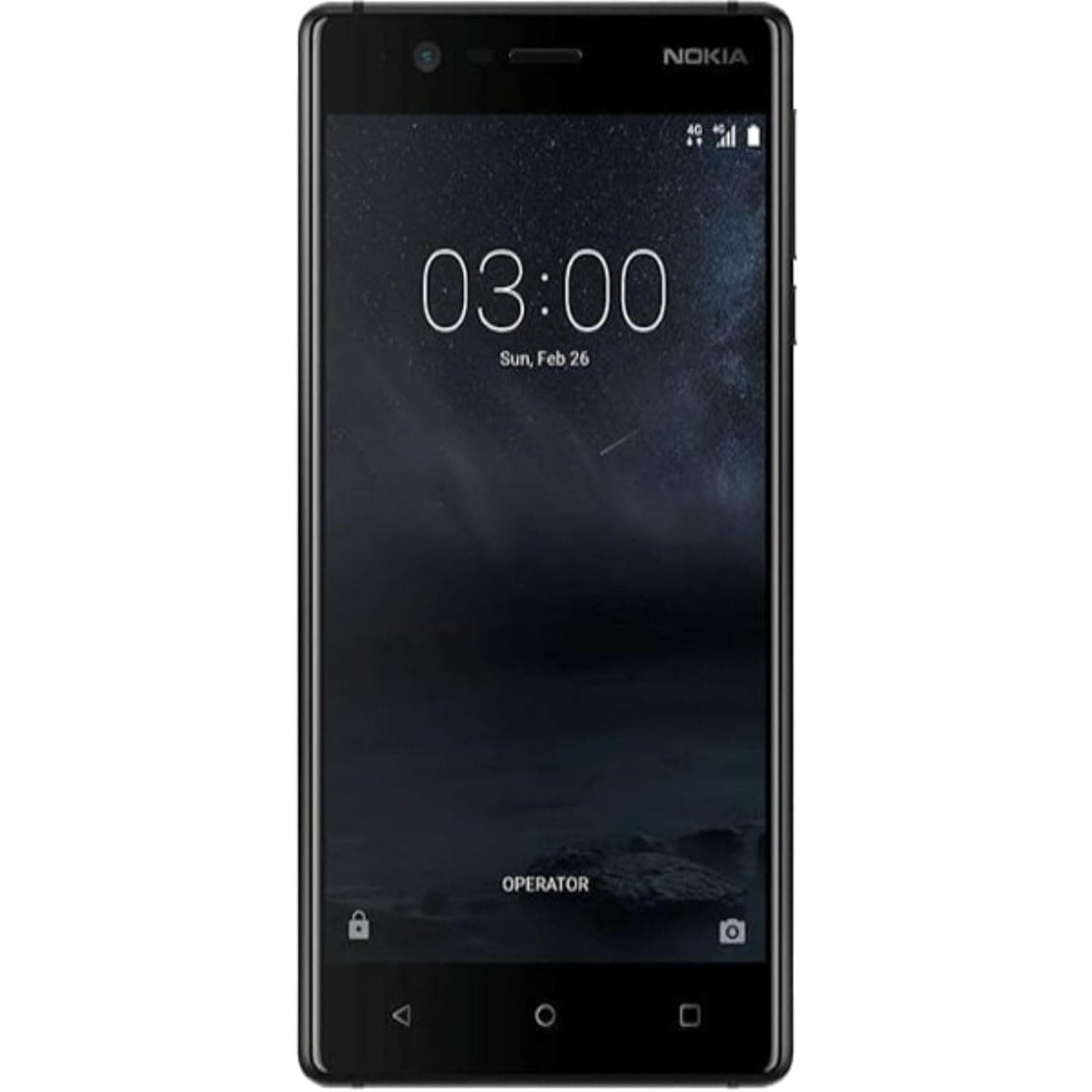 Nokia 3 Single-SIM 16GB ROM + 2GB RAM (GSM Only | No CDMA) Factory Unlocked 4G/LTE Smartphone (Matte Black) - International Version