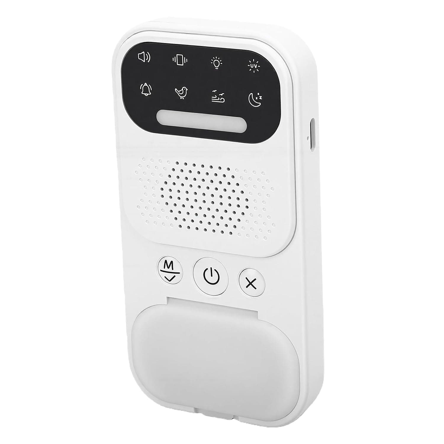 Baby Sound Machine White Noise Machine, Plastic Portable Sleep Aid with Smart Alarm Bluetooth Connectivity and Night Light, 1500mAh for Infants Kids Adults Nursery Travel