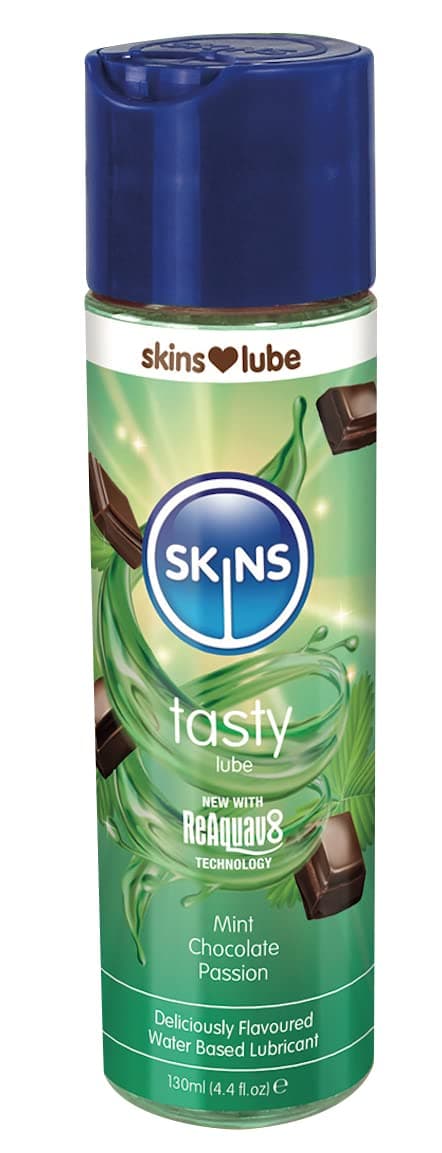 Skins Tasty Mint Chocolate Water Based Lubricant 130 ml