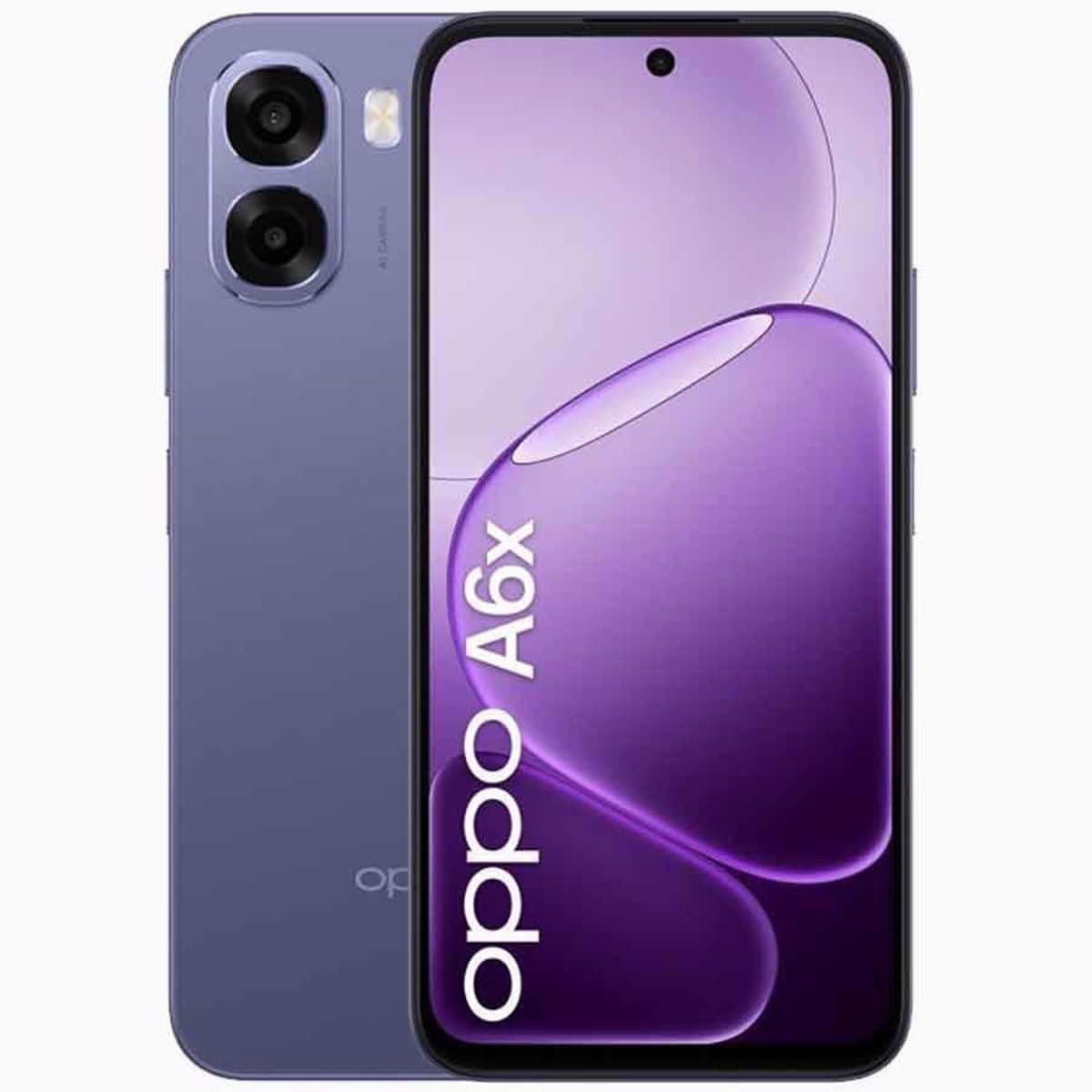 Oppo A6x Dual-SIM 128GB ROM + 4GB RAM (GSM Only | No CDMA) Factory Unlocked 4G/LTE Smartphone (Plum Purple) - International Version