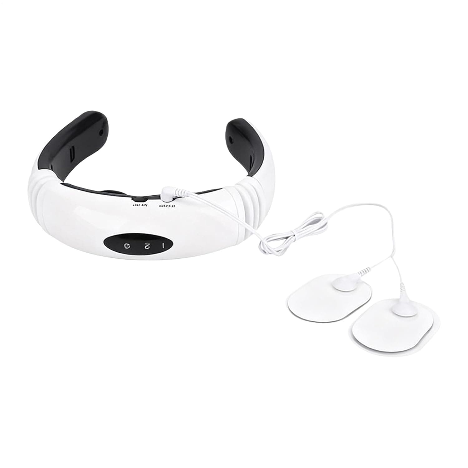 Neck Massager 6-Mode Rechargeable Muscle Stimulator | with 2 Pad Electric Massage Devices for Birthday Shoulder Body Feet Home Women