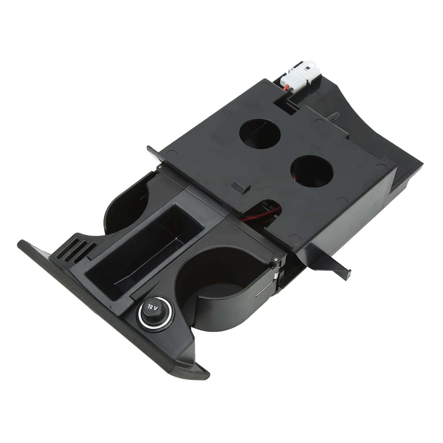 Car Ashtray Cup Holder Heavy Duty Insert for Campmobil Black RHD, ASHHHOLDER CONTROL Part Number 7H2858601 for Smokers, Easy Installation and Care of Interior, Fit for