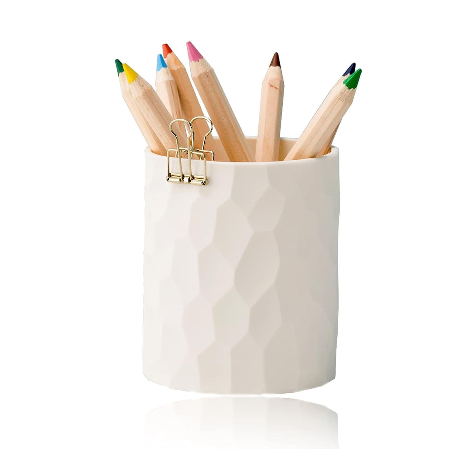 Pen Holder, Nordic Style Silicone Waterproof Pencil Holder for Desk & Modern Minimalist Makeup Organizer Multifunctional Office Supplies for Home Office Desk
