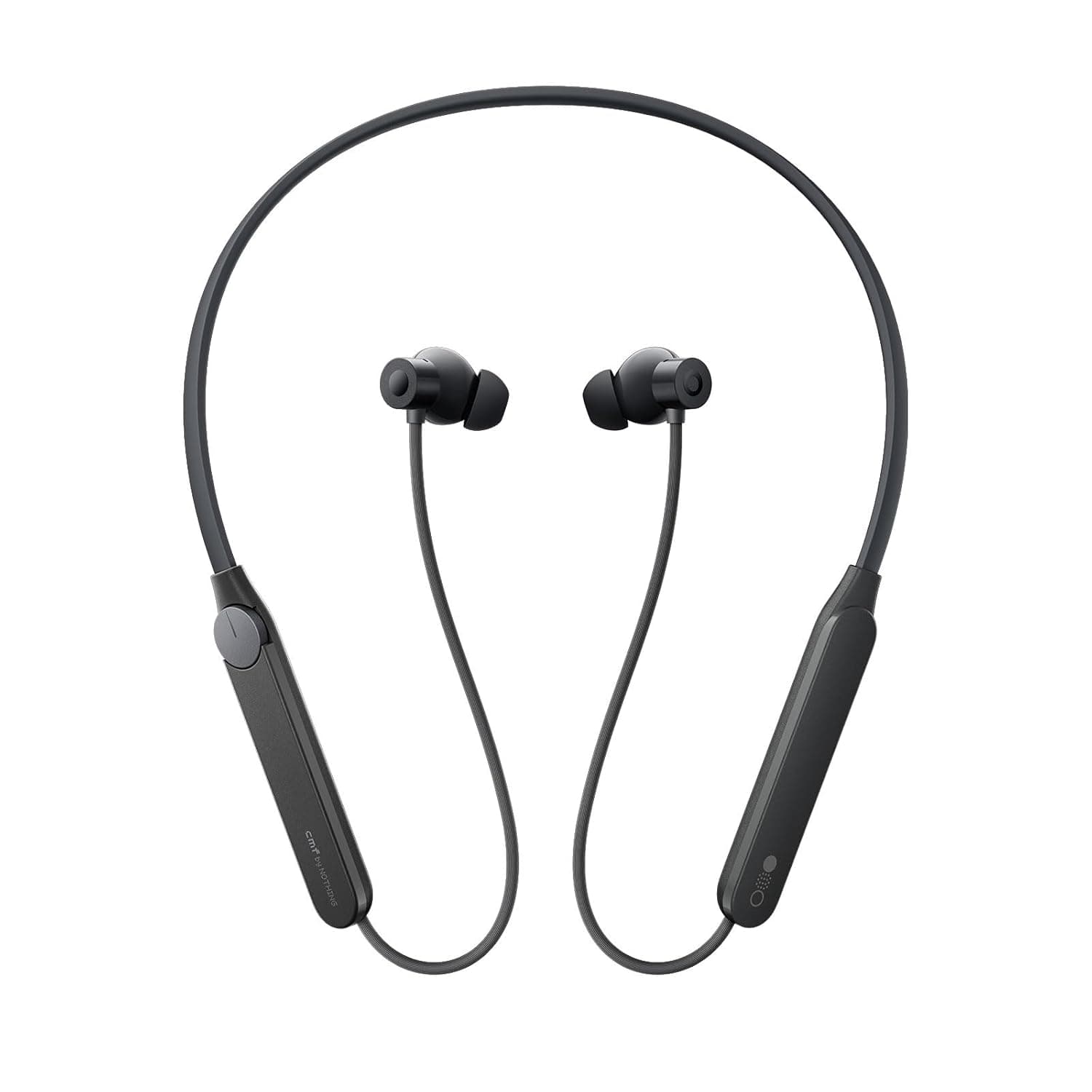 CMF BY NOTHING NECKBAND Pro Bluetooth headphones,50dB Hybrid Active Noise cancelling earbuds with 5 HD Mics,IP55 BT5.3 37Hours long play time Dual Device connection neckband headphones-Dark Grey