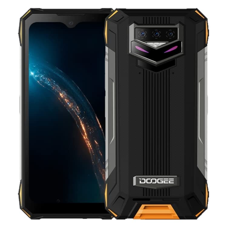 New Rugged Phone DOOGEE S89, Night Vision Camera, 8GB+128GB, Waterproof Dustproof Shockproof, 12000mAh Battery, Triple Back Cameras, 6.3 inches Android 12, 4G, Global Version (Orange)