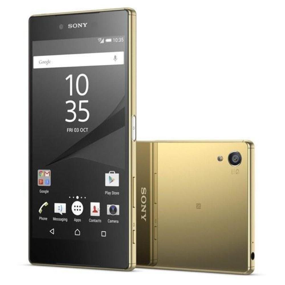 Sony Xperia Z5 Premium SINGLE SIM 32GB ROM + 3GB RAM (GSM Only|No CDMA) Factory Unlocked 4G/LTE Smartphone (Gold) - International Version