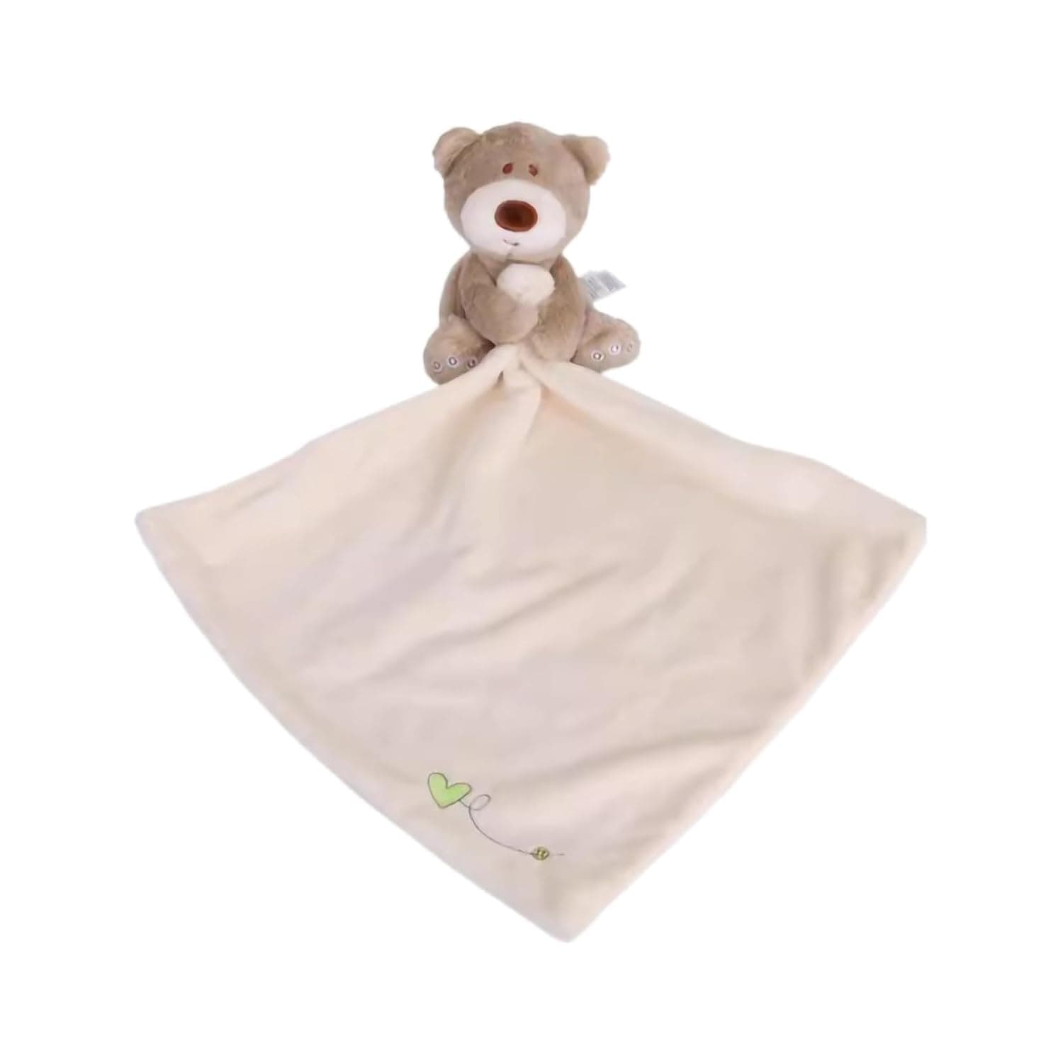 YelaJoy Appease Towel for Baby, Towel Teething Toys for Baby Girl, Baby Bibs for Girls Stroller, Cotton Bibs for Toddlers, Boy Toys No Shedding Scarf(White)