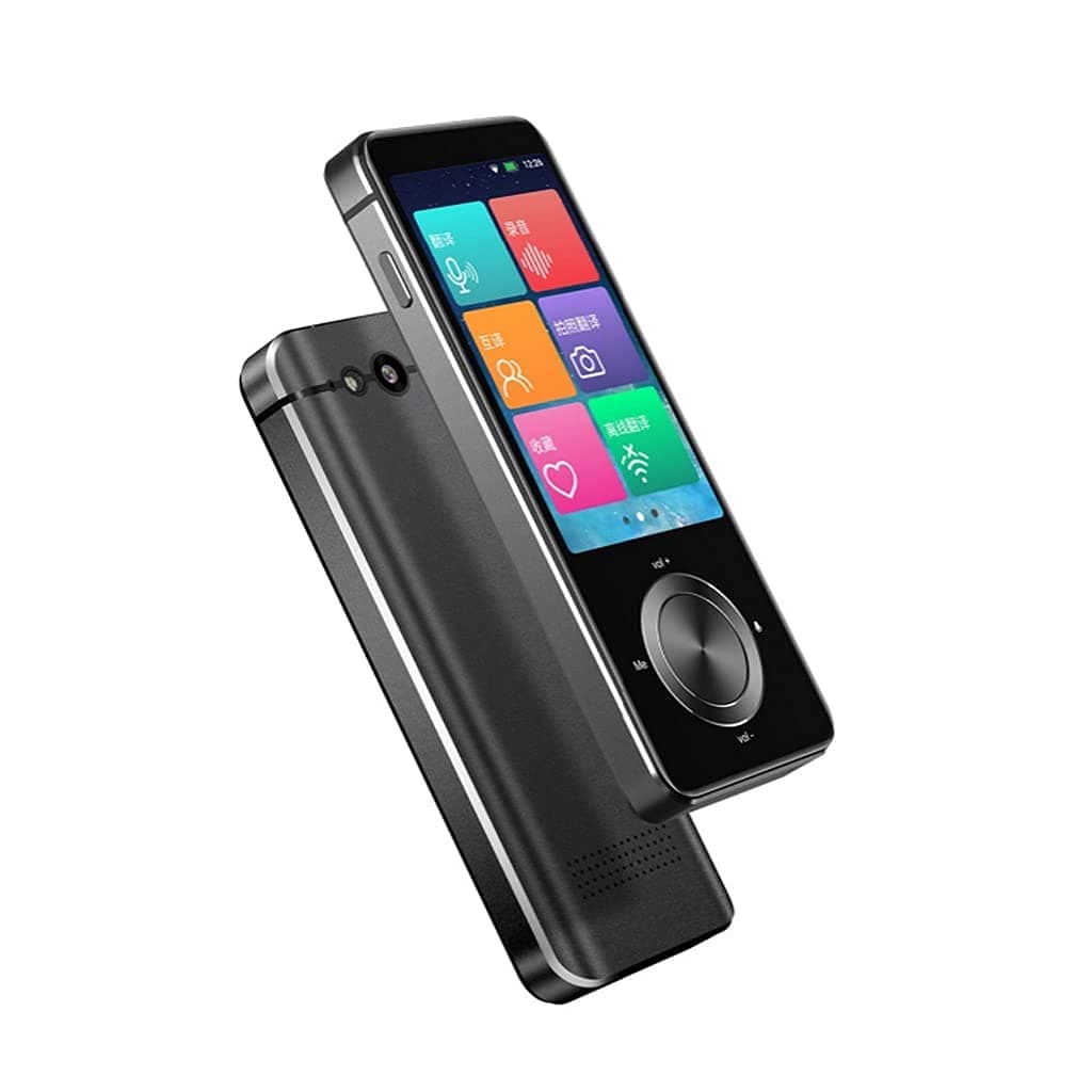 M9 Instant Voice Translator Portable Language In Real-time Smart Translator Supports 12 Offline Languages (Color : Gray) Interesting life Double the comfort
