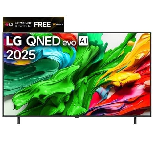 LG 65QNED86A6A 65 inch MiniLED QNED evo AI WebOS 25 VRR 144hz 4K Smart TV alpha 8 AI Processor Gen2 AI Sound Pro with virtual 9.1.2 Dolby Vision / HDR10 / HLG [2025]