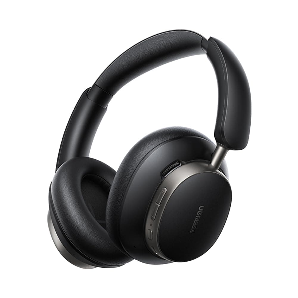 UGREEN Studio Pro Headphones Wireless, 120H Playtime, Adaptive Noise Cancelling, Hi-Res Sound Bluetooth 6.0 Over-ear Headsets, Custom EQ & Multiple Connection via App, Foldable Retractable Earphones