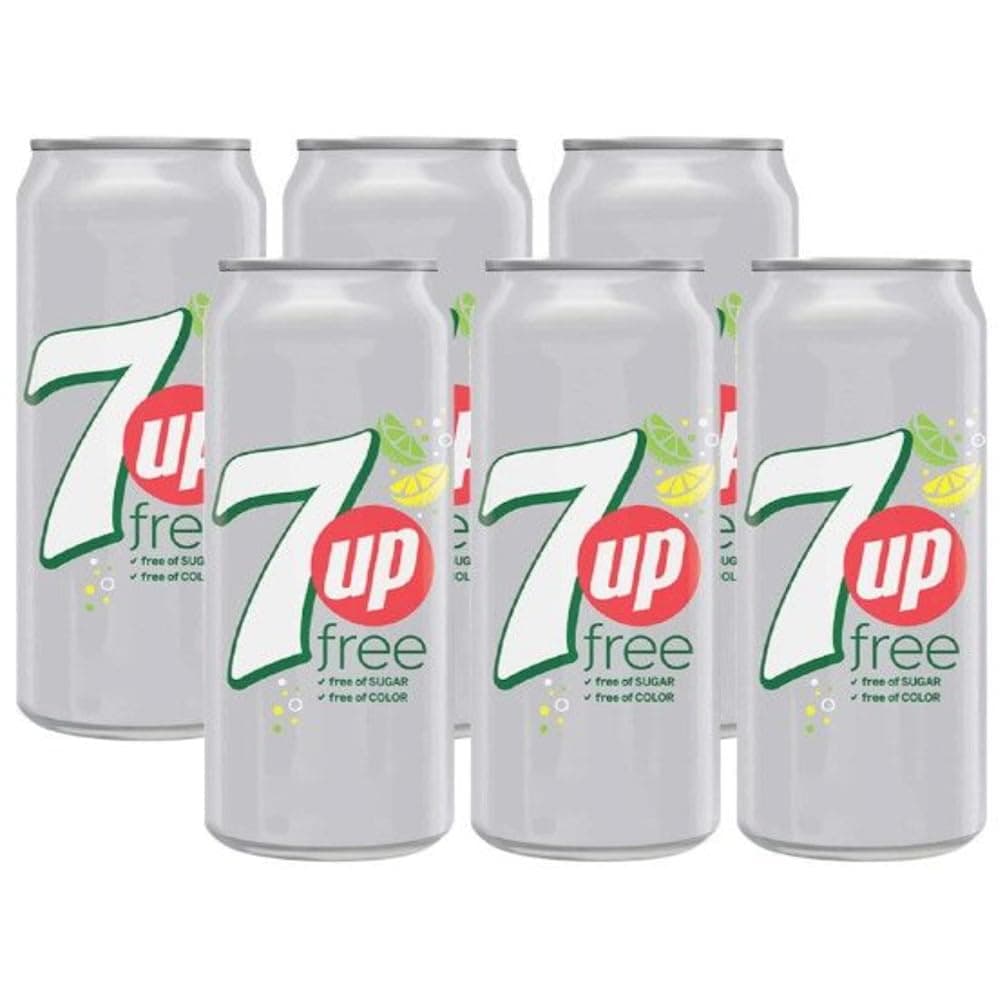 7UP Zero Sugar Soft Drink Can, 325Ml x 6