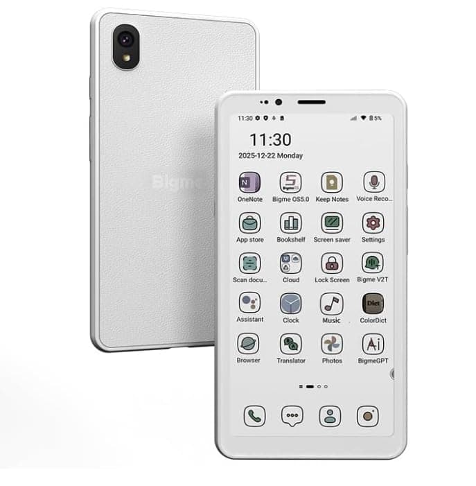 Bigme HiBreakS Color Electronic Paper Mobile Phone 5.84 Inch Colour eReader with Android 14 OS, 6G + 128GB