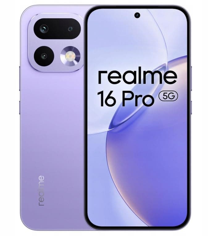 Realme 16 Pro Dual-SIM 256GB ROM + 8GB RAM (GSM Only | No CDMA) Factory Unlocked 5G Smartphone (Orchid Purple) - International Version