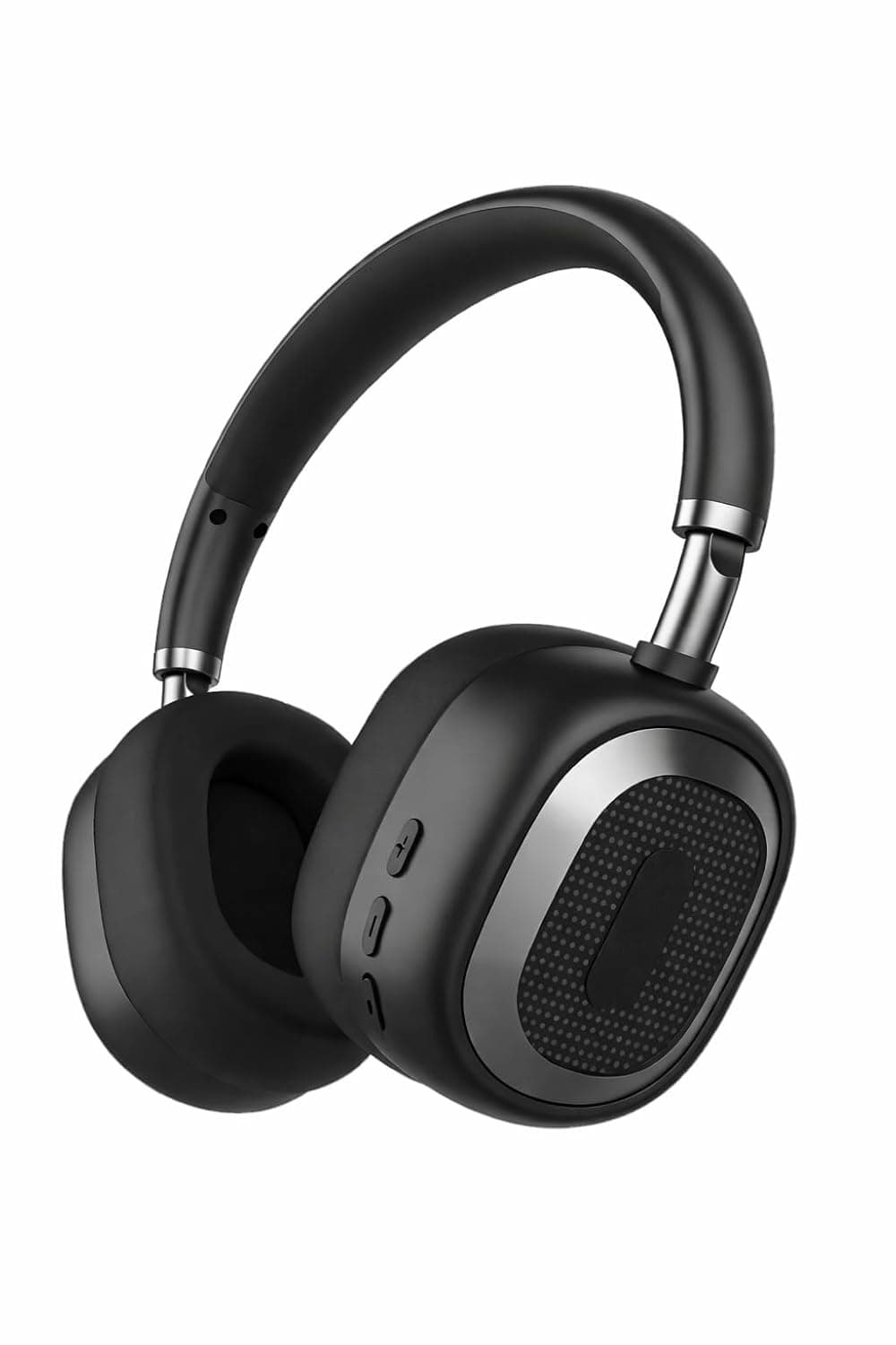 Wireless Bluetooth Over-Ear Headphones with Deep Bass, Noise Isolation, Built-in Mic, Foldable Comfort Design, Long Battery Life – Black