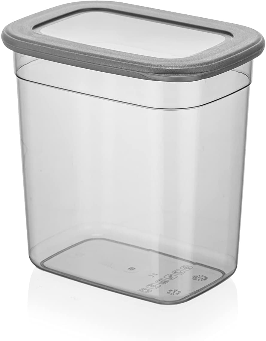 Airtight Meal Prep storage box 2000ml with Locking Lids, Re-usable Plastic Food Storage Container, Stackable Kitchen Organizer Boxes, BPA Free & Microwave Freezer Dishwasher Safe