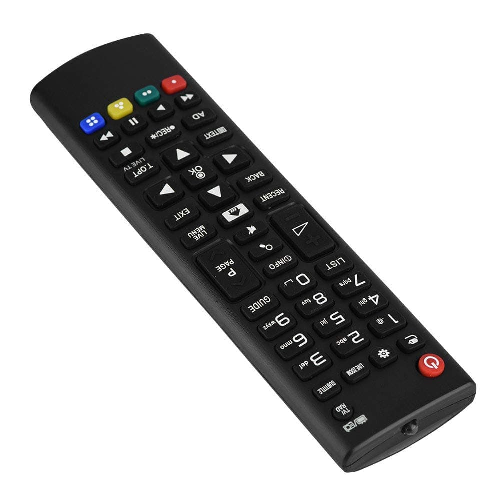 Television Remote Control, Longlasting Smart Lightweight Remote Control for TV Wear Resistant for LG LCD TV AKB7915324