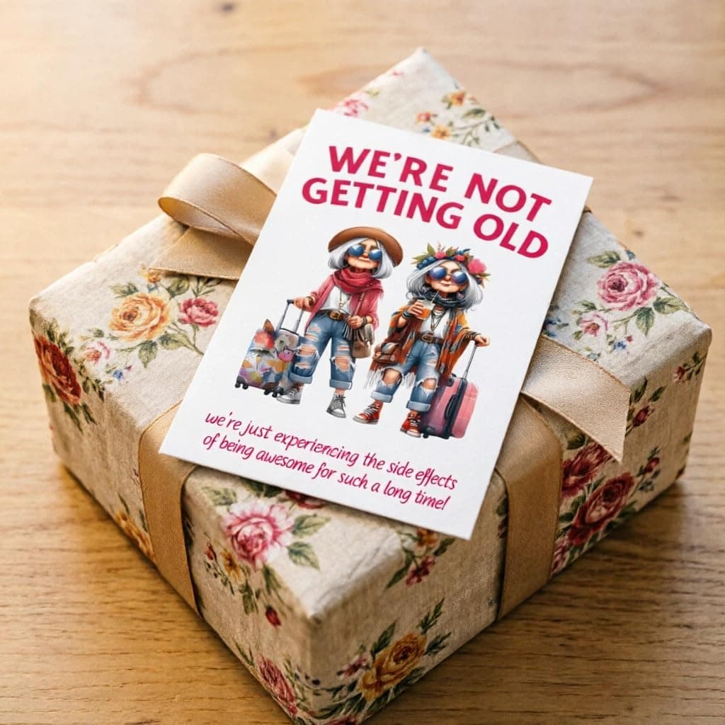 Humorous Birthday Card, Women, Chic Design, One, Card