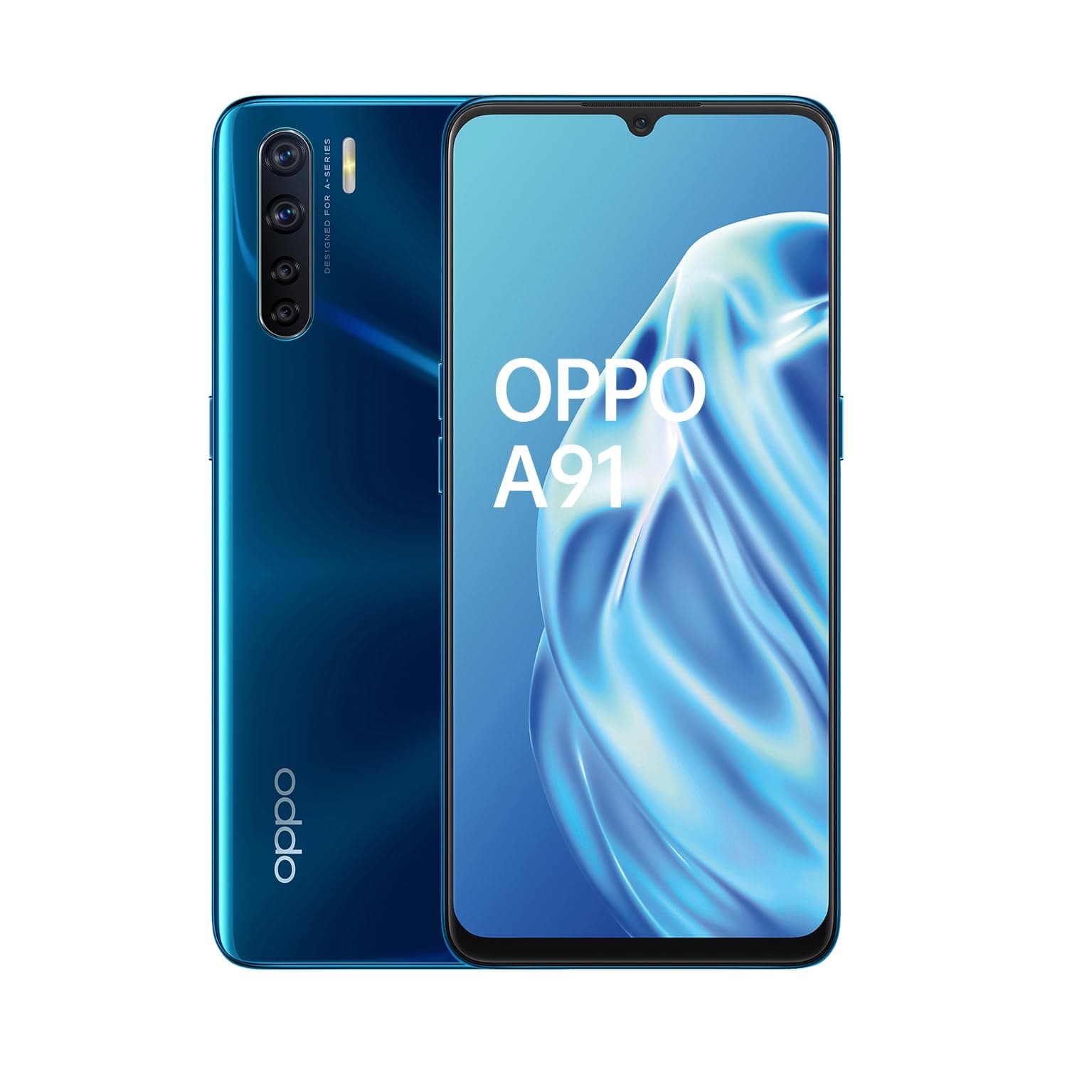 Oppo A91 Dual-SIM 128GB ROM + 8GB RAM (GSM Only | No CDMA) Factory Unlocked 4G/LTE Smartphone (Blazing Blue) - International Version