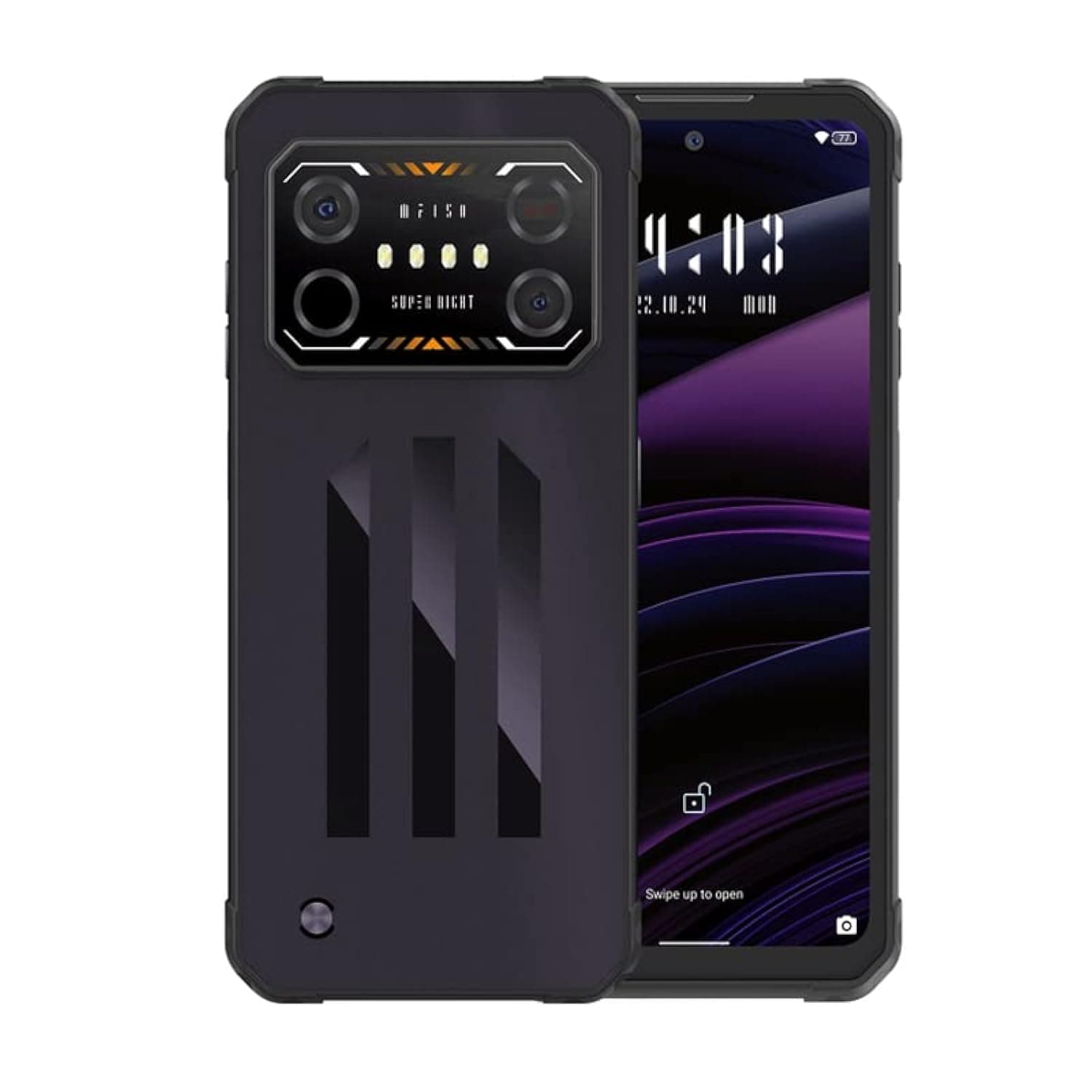 الإصدار العالمي IIIF150 Air1 Ultra هاتف ذكي متين مع رؤية ليلية 8GB + 256GB 6.8"FHD + 120Hz Display Helio G99 64MP كاميرا مقاومة للماء