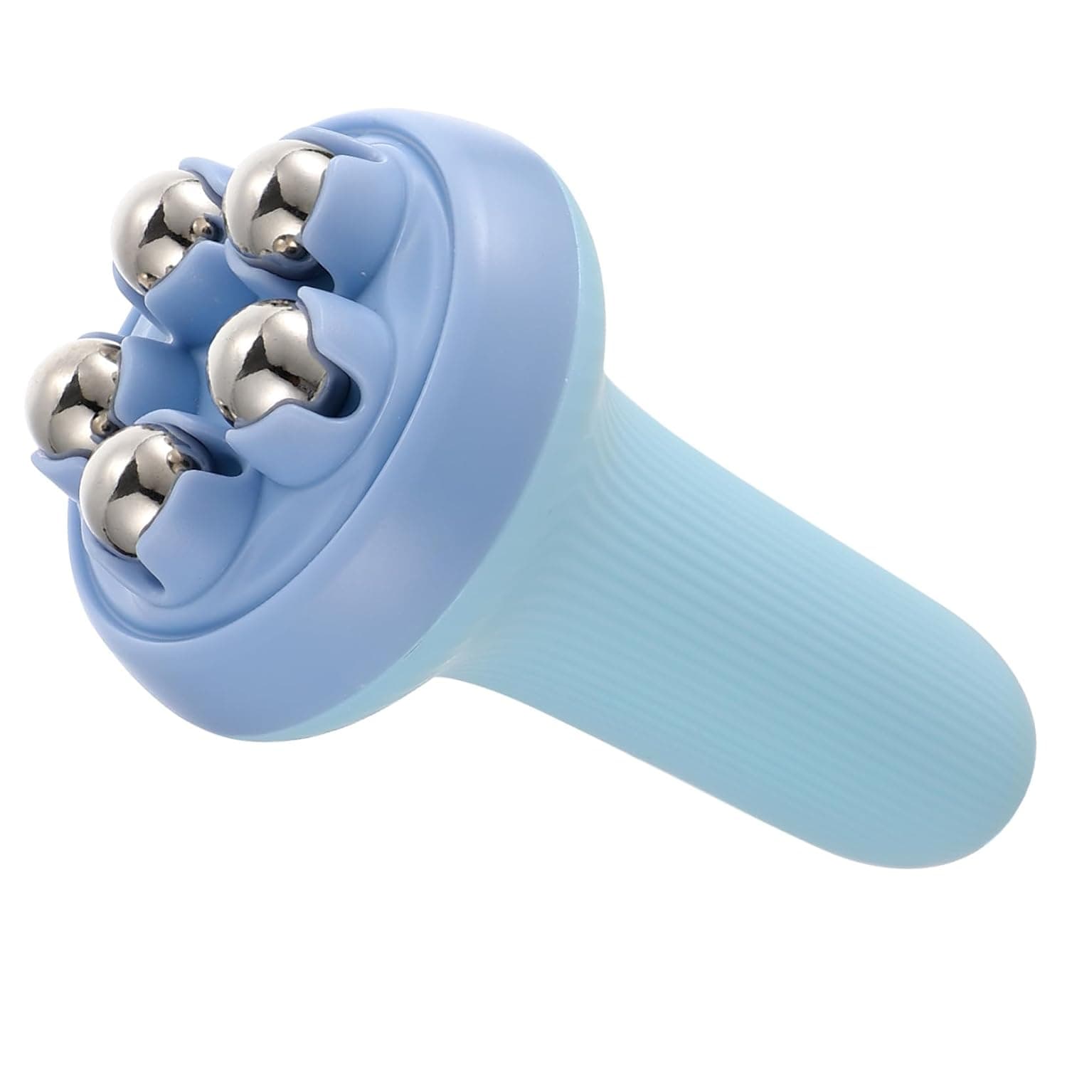 Handheld Rolling Beads Massager for Deep Muscle Relief Portable Leg Massage Tool Lightweight Design for Home and Office Use Promotes Blood Flow and Muscle Relaxation