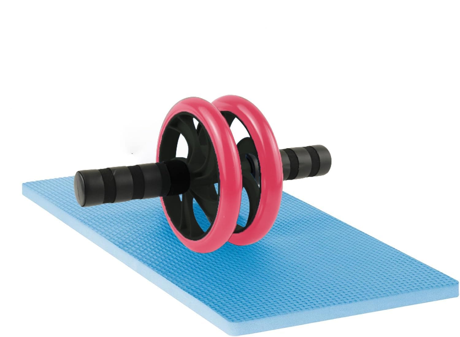 ALCOACH Ab Roller Wheel, Home Gym Equipment for Core Workout, No Noise Ab Roller Exercise Equipment with Knee Mat and Foam Handle for Abdominal Fitness Trainer.