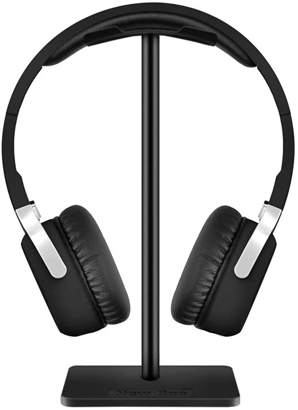 Bingcute Aluminum Desk Headphone Stand Hanger with Cable Holder for Sennheiser Sony Audio Technica Bose Beat AKG Gaming Headset Display Table Display Rack Hanger Support Black