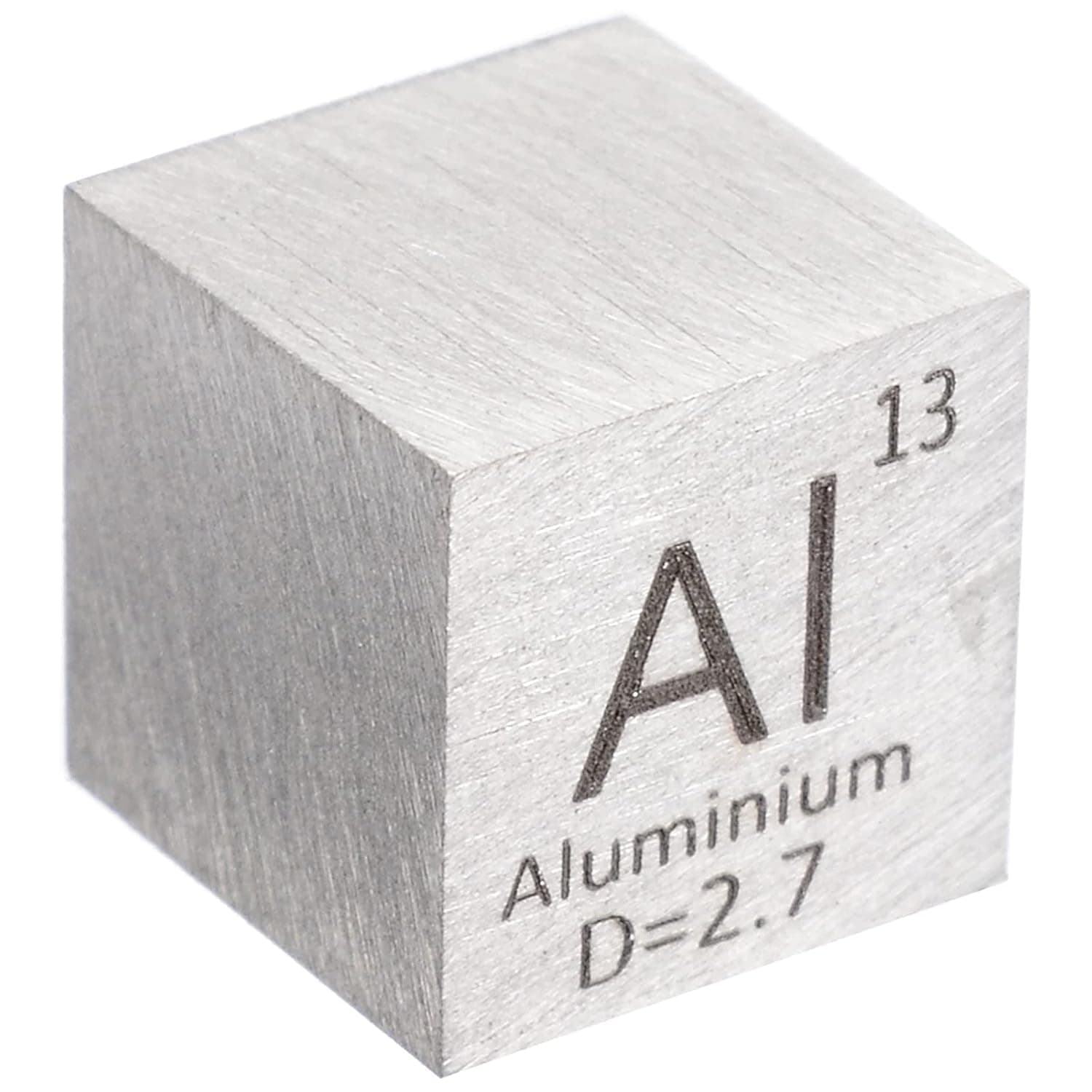 CHENKUI Aluminium 10mm Density Cube for Element Collections Lab Experiment Material Hobbies Simple Substance Block Display DIY