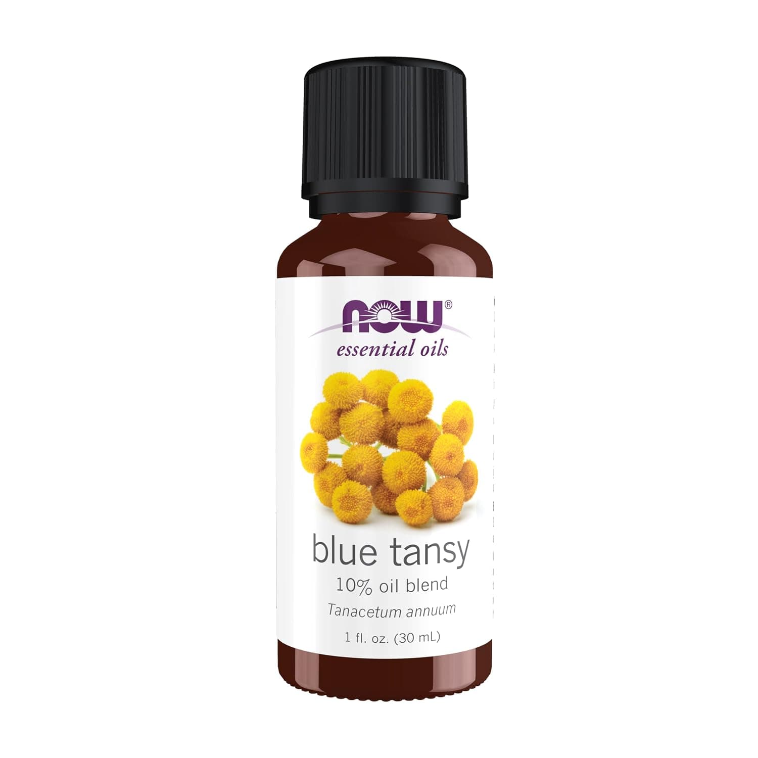 NOW Essential Oils, Blue Tansy Oil Blend, Soothing and Calming with a Sweet and Fresh Aroma, 1-Ounce