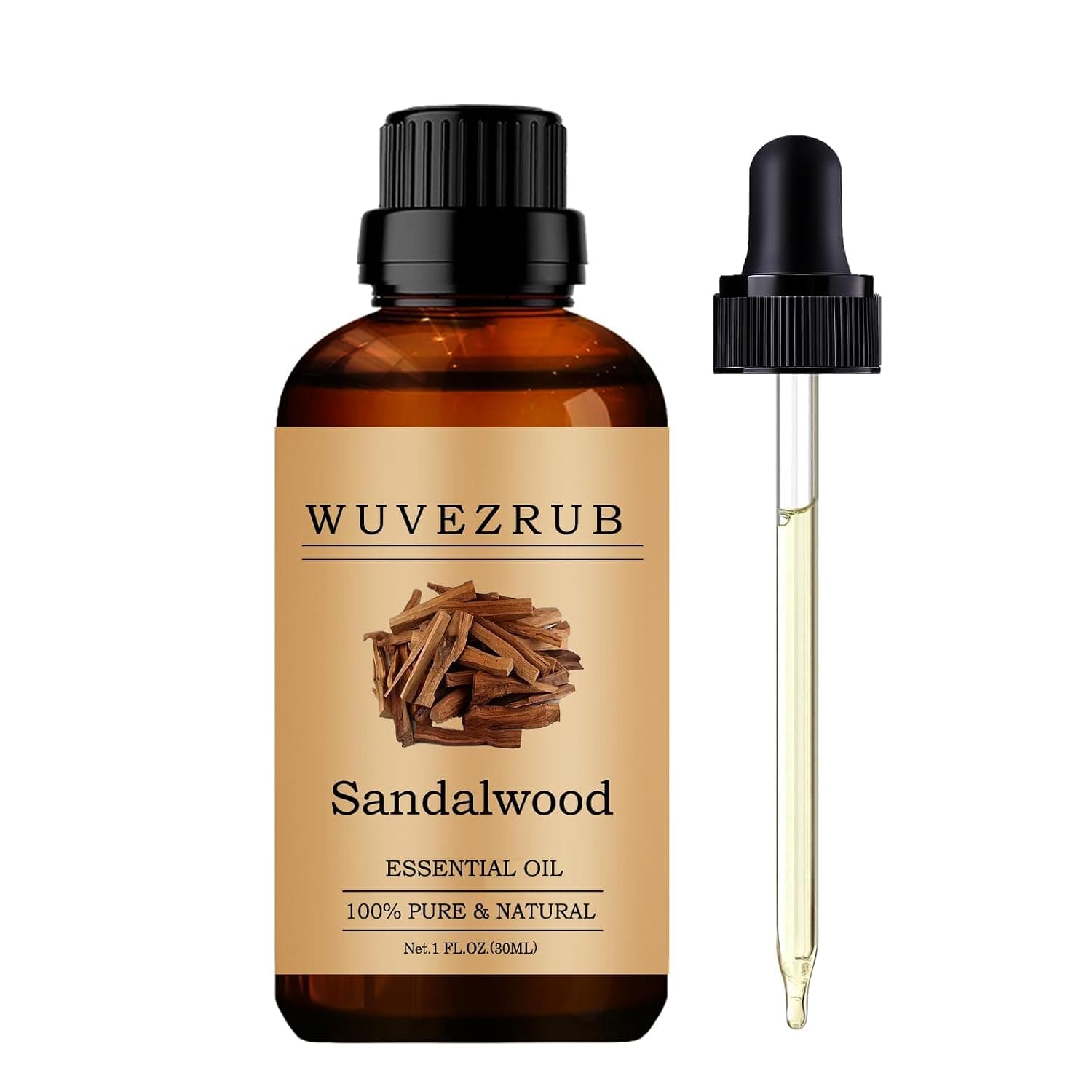 Organic Sandalwood Essential Oils, 30Ml Pure and Natural Sandalwood Essential Oil for Aromatherapy Diffuser - Sandalwood/1 Fl Oz