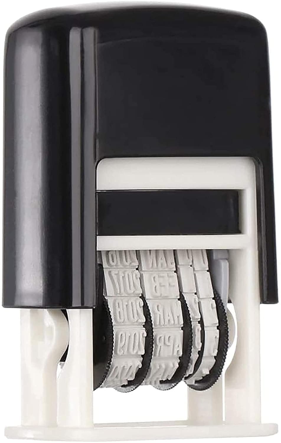 Mini Date Printer, ELECDON Economy Date Stamper, Self-Inking Date Seal Stamp, Great for Shipping, Receiving, Expiration and Due Dates (Black, Random Character Versions)