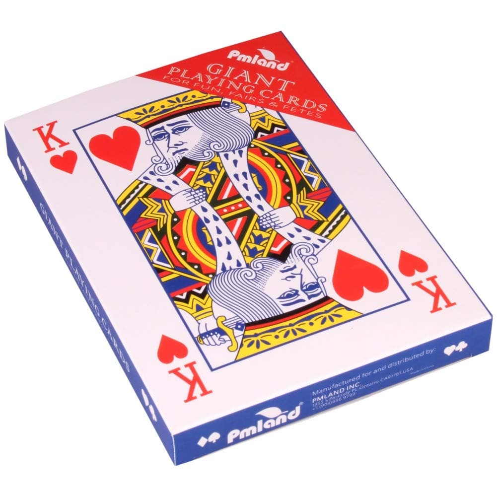 Pmland Giant 5 X 7 Inch Large Poker Index Playing Cards