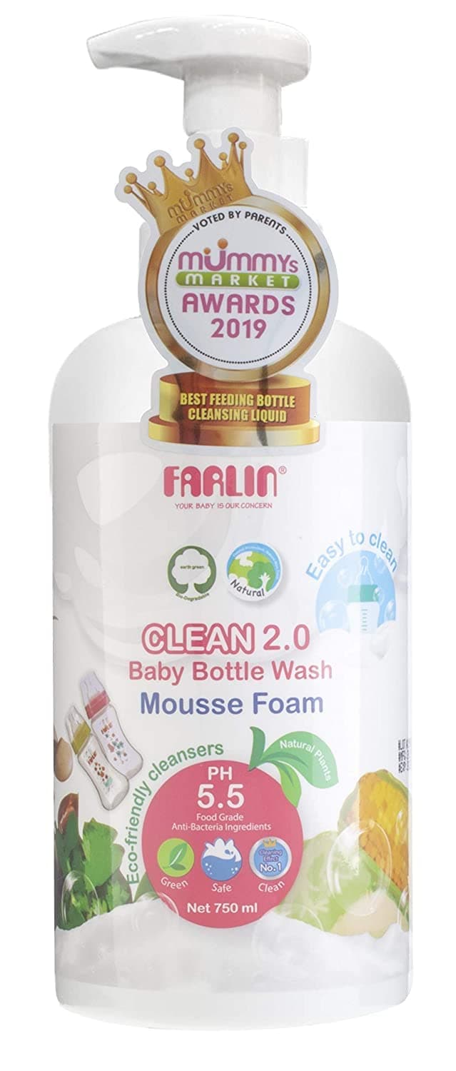 Farlin Baby Bottle Wash 750ML, Piece of 1