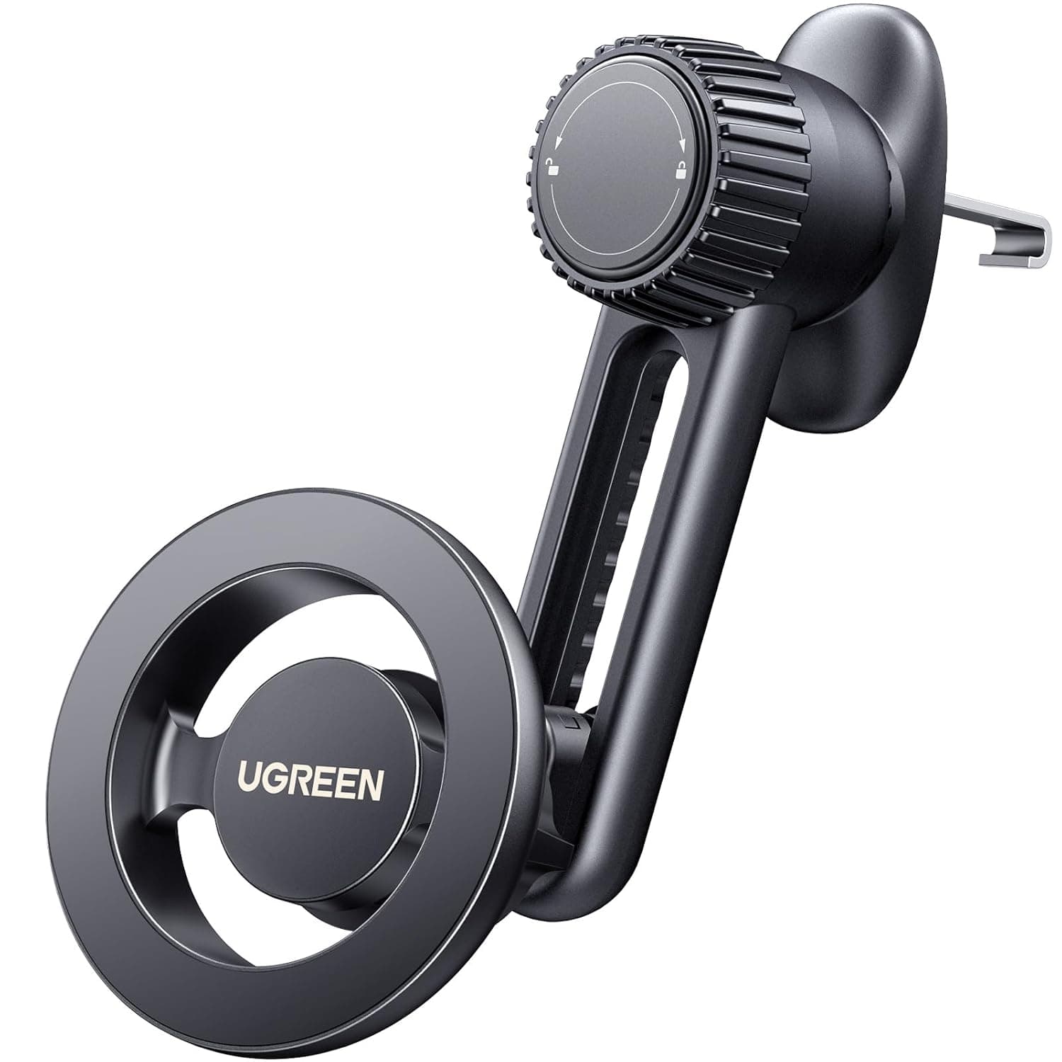 يوجرين حامل تابلت للسيارة 【دوران 360 درجة، فائق الثبات وقابل للسحب】حامل هاتف محمول iPad بمسند رأس السيارة، أساسيات السفر للرحلات 4.7-12.9 بوصة، مناسب لجهاز iPad Air 2024/2023، iPhone 16/15/14/13