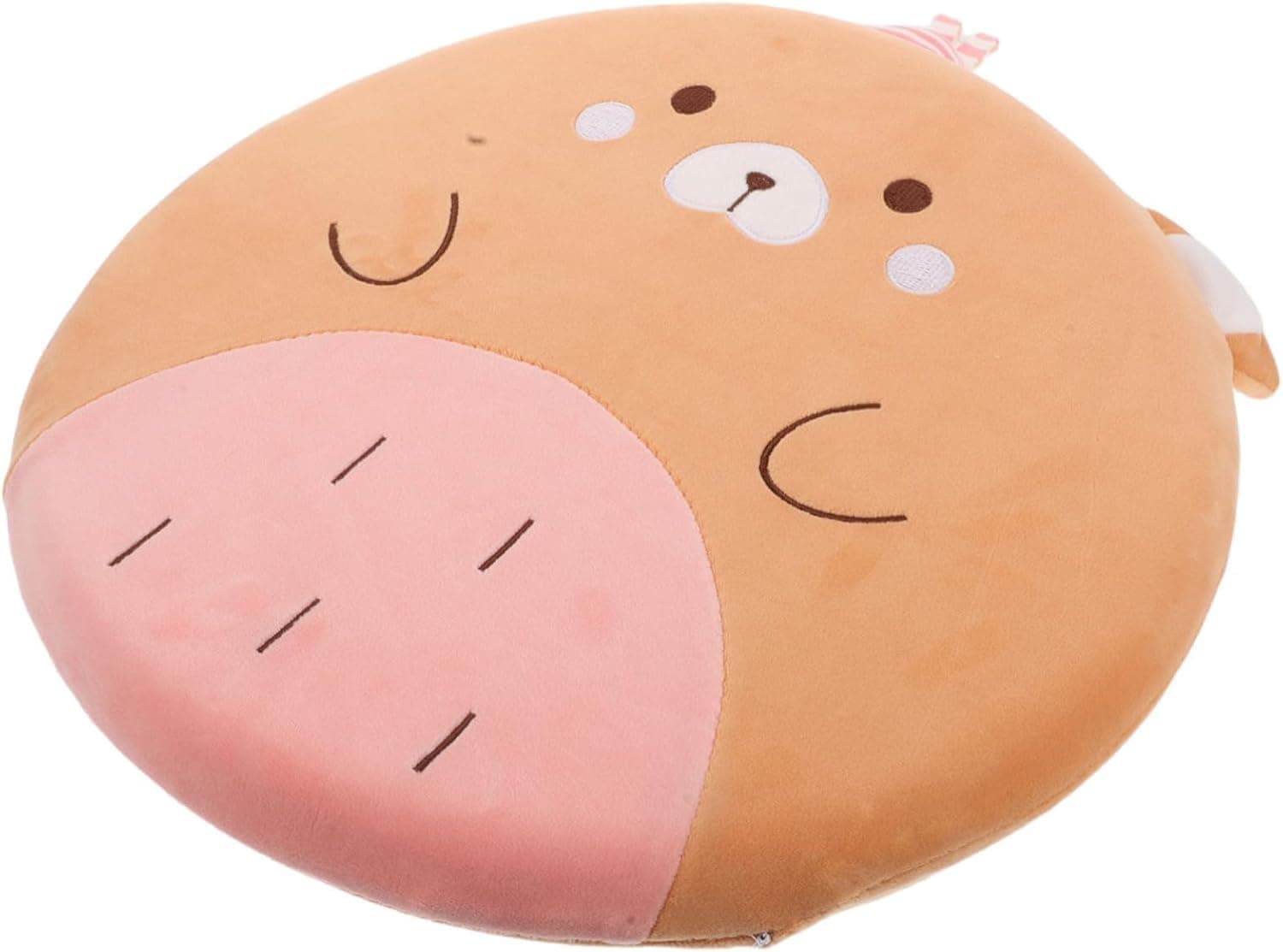 Tazweeq Memory Foam Seat Cushion, Cute Bear Shape Cushion, Non-Slip Seat Pillow for Long Sitting Ergonomic Design