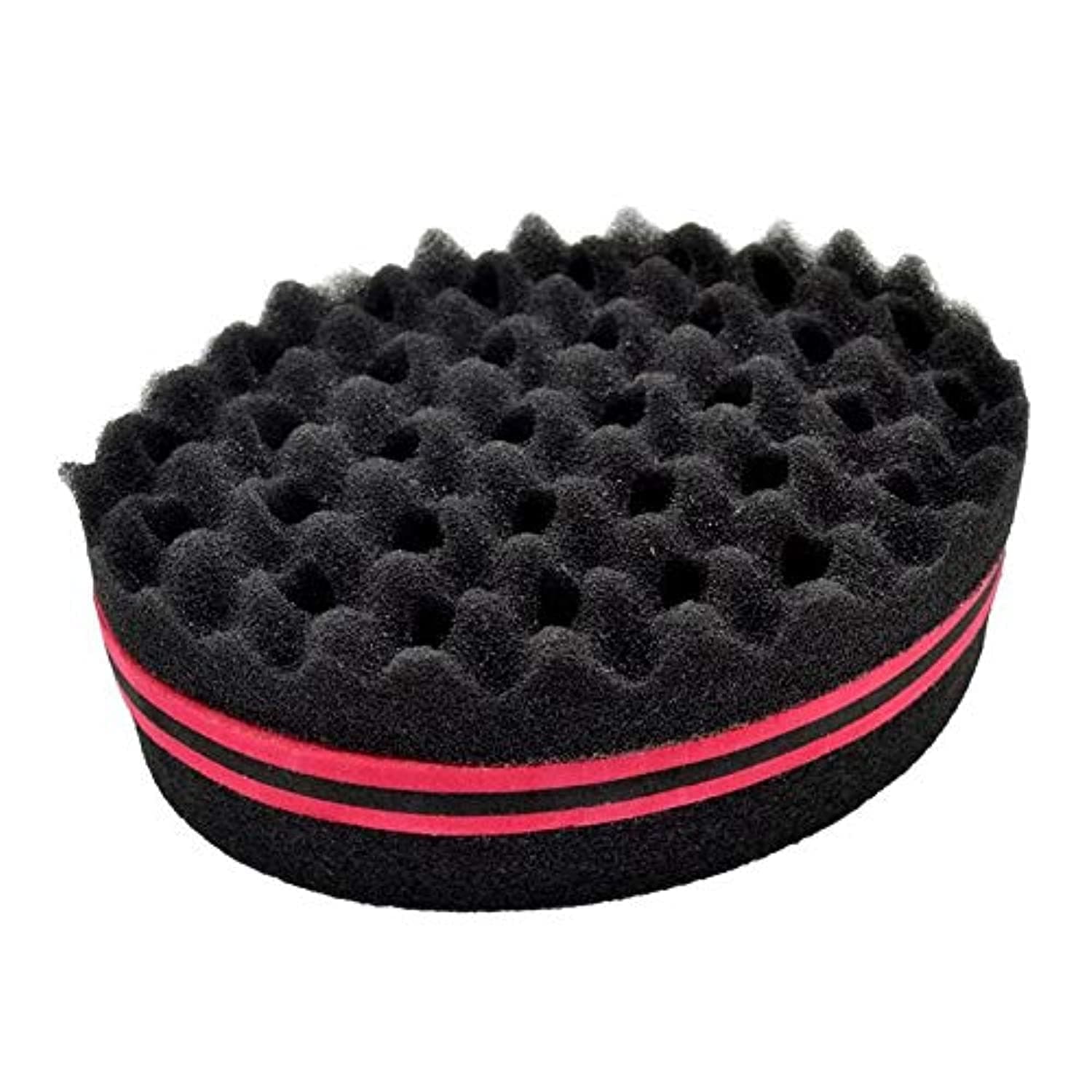 Big Holes Barber Hair Brush Sponge Dreads Locking Twist Afro Curl Coil Wave Hair Care Tool random color