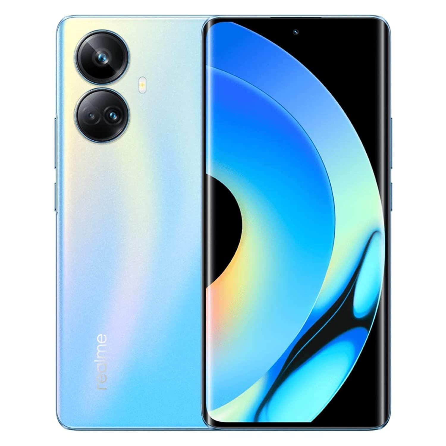 Realme 10 Pro+ RMX36126 Dual-SIM 256GB ROM + 12GB RAM (Only GSM | No CDMA) Factory Unlocked 5G Smartphone (Nebula Blue) - International Version