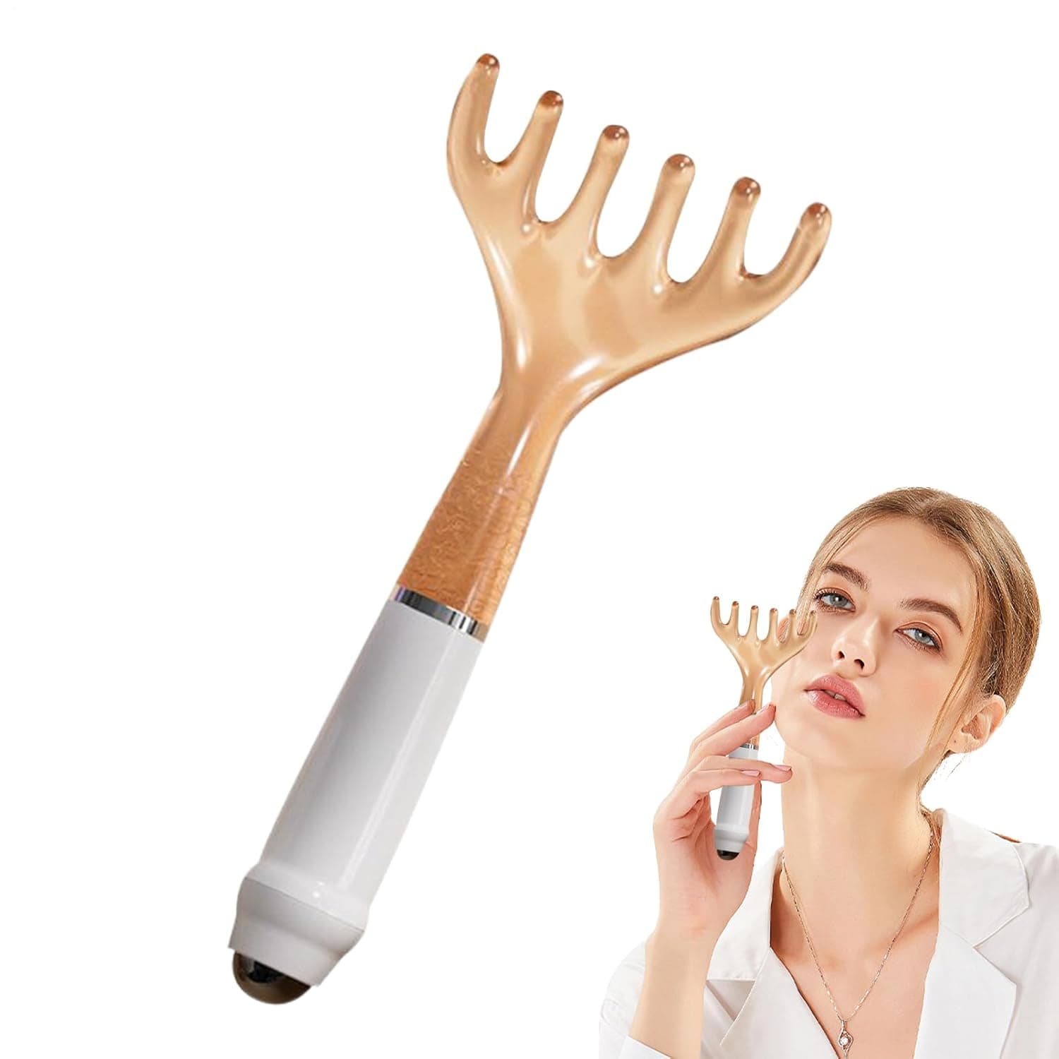 Scalp Comb - Multifunctional Ergonomic Massaging Aid | Massage Comb for Head | for Shower Spa Salon Home Traveling Men Teens Adults Senior