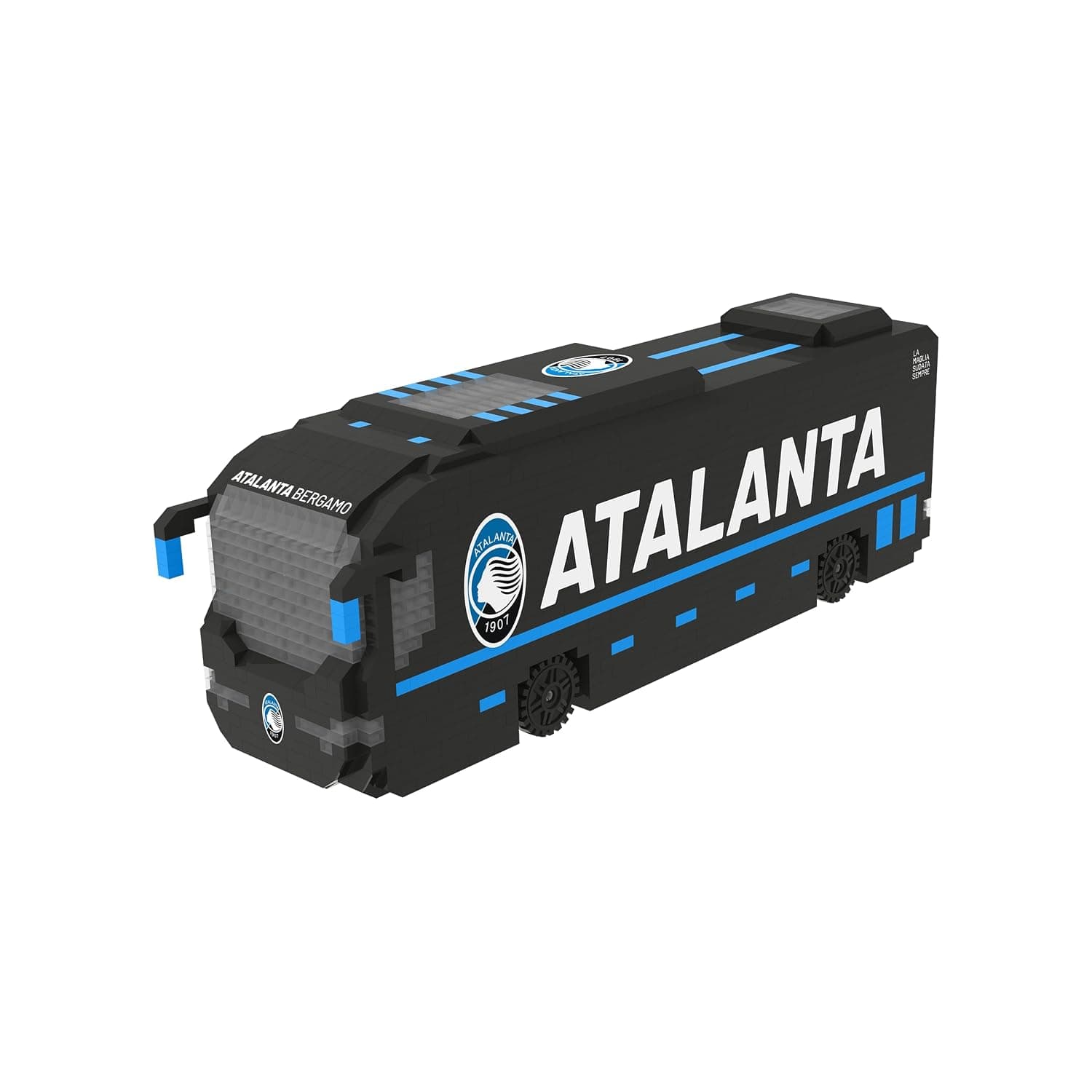 FOCO Officially Licensed Atalanta BC BRXLZ Bricks 3D Football Coach Construction Kit