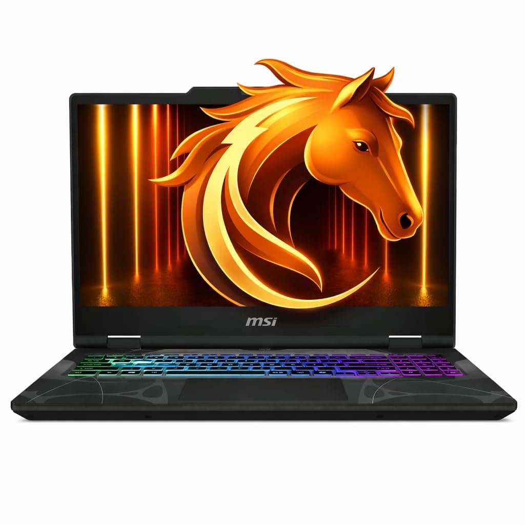 msi Cyborg 15 Thin & Light Gaming Laptop 15.6” FHD 144Hz – RTX 5060, Intel Core 7-240H, 16GB DDR5, 1TB SSD, Wi-Fi 6E, Windows 11 Pro