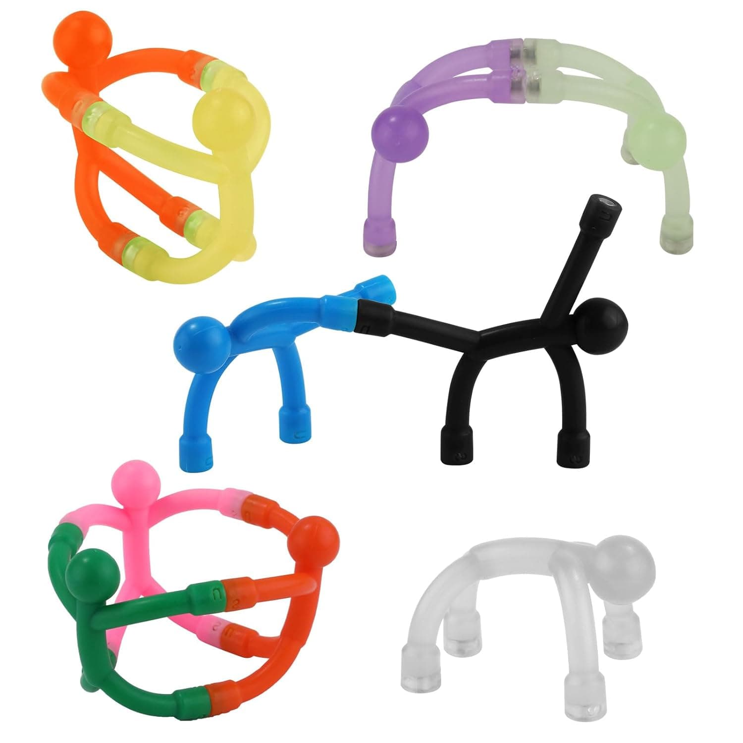 مغناطيس ثلاجة، مغناطيس مطاطي لطيف للاطفال، مغناطيس ثلاجة للاطفال الصغار 1-3، ديكور مرح للمكتب، لون عشوائي (10 قطع)