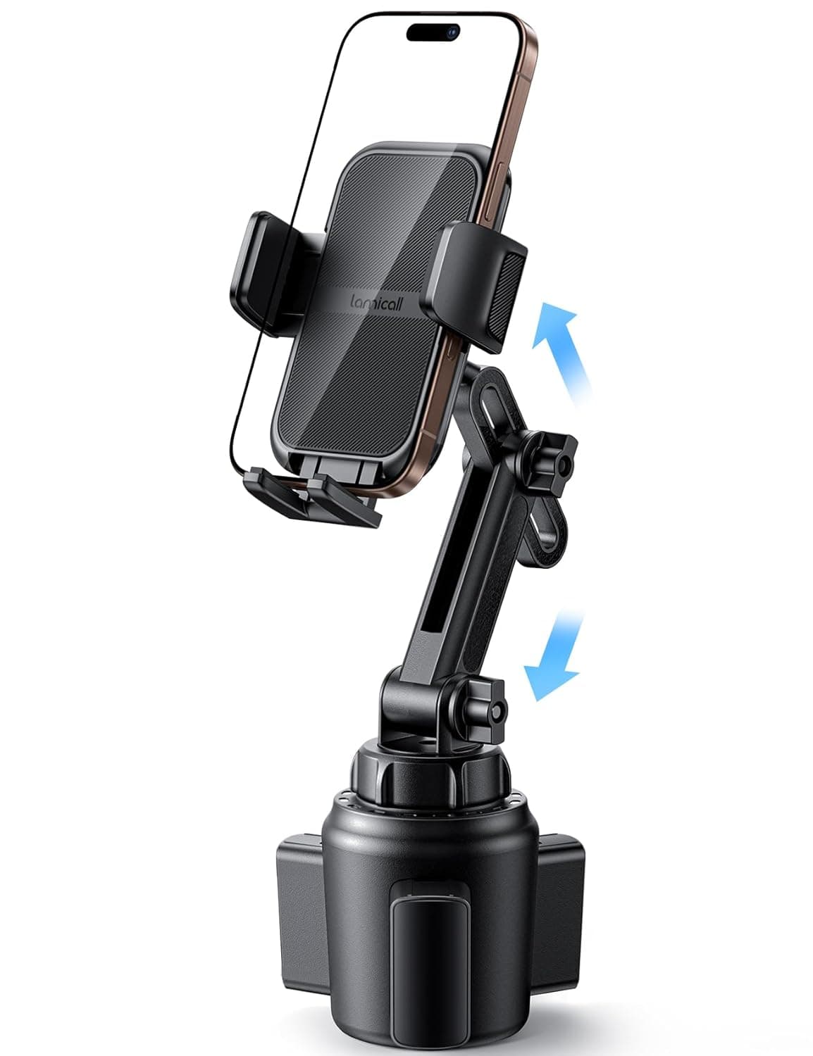 Lamicall Cup Holder Car Phone Holder - Longer Neck Adjustable [Thick Cases Friendly], Car Cell Phone Holder Mount for Truck Golf Cart iPhone Samsung and All 4-7" inches Smartphones