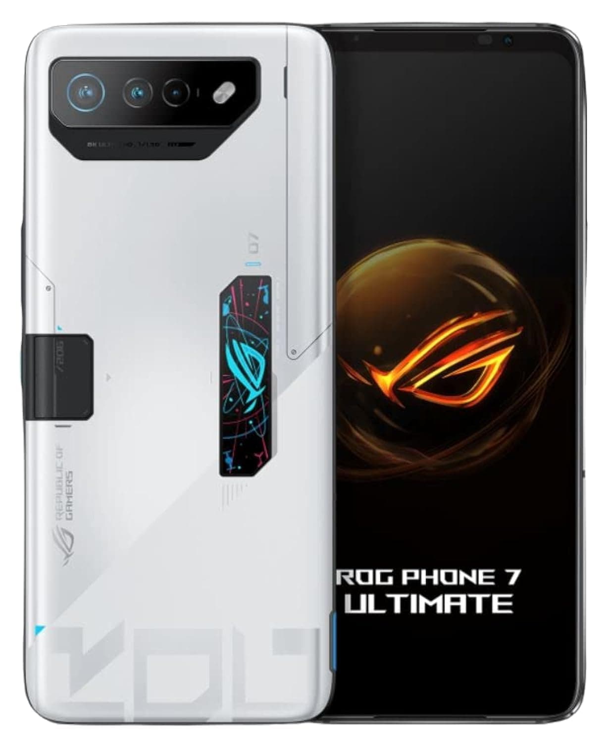 ASUS ROG Phone 7 Ultimate 512GB 16GB RAM AeroActive Cooler 7 (GSM Only | No CDMA - not Compatible with Verizon/Sprint) Global Version - White